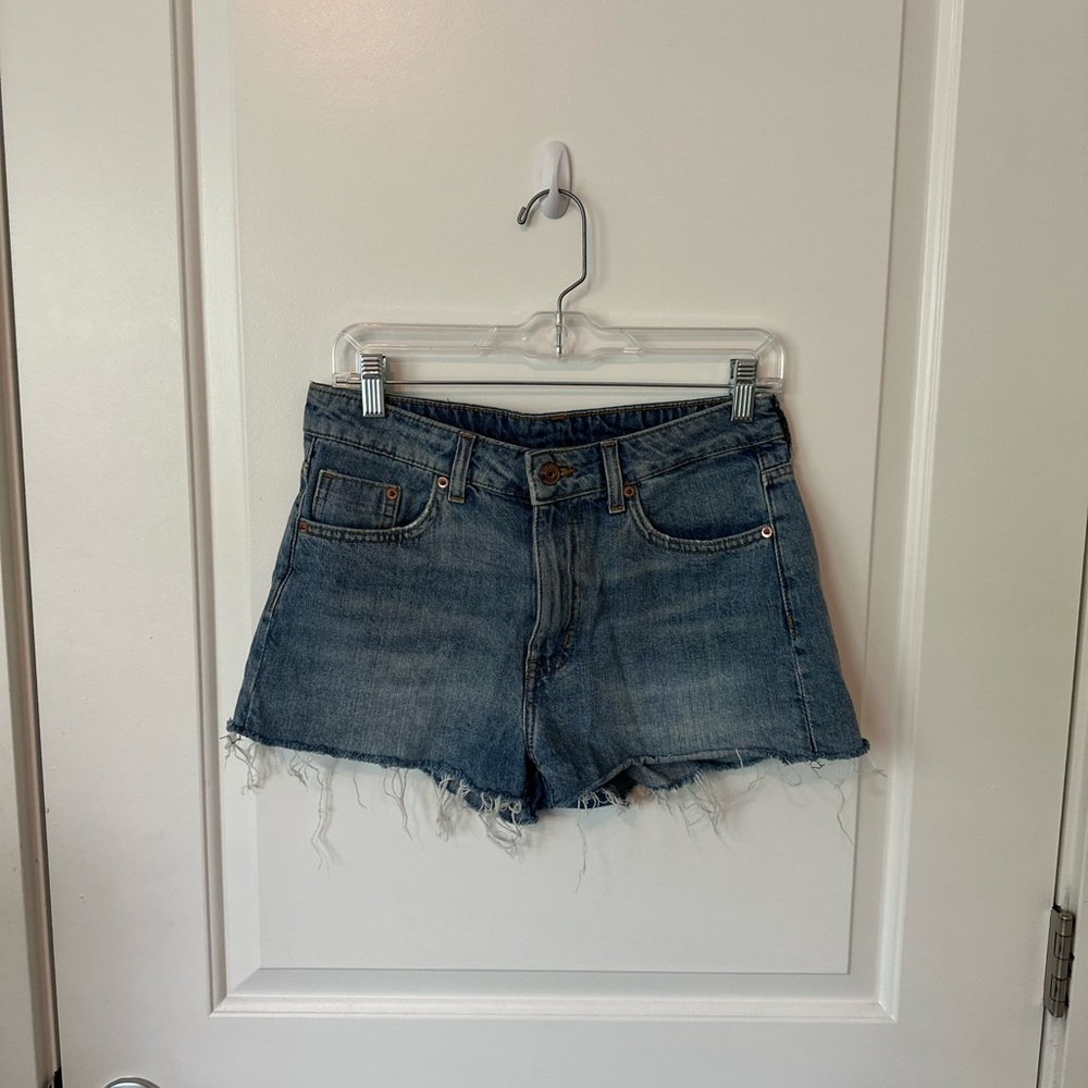 H&M Denim Blue Women's Shorts, US Size 8